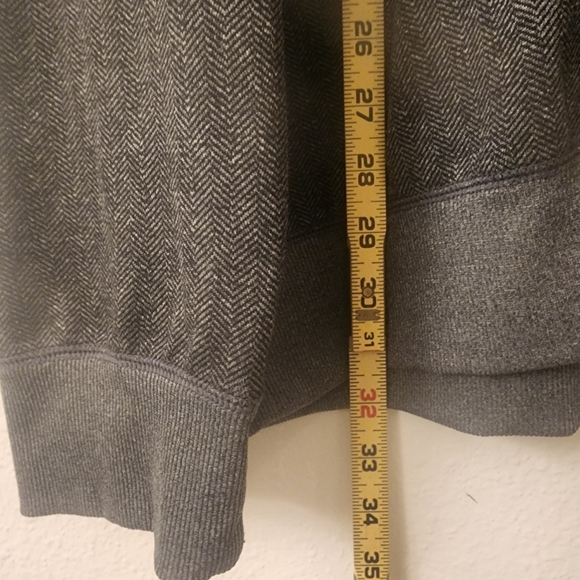 Tommy Bahama Quarter Zip Longsleeve Charcoal Gray Chevron Pullover Mens XXL - Picture 9 of 9